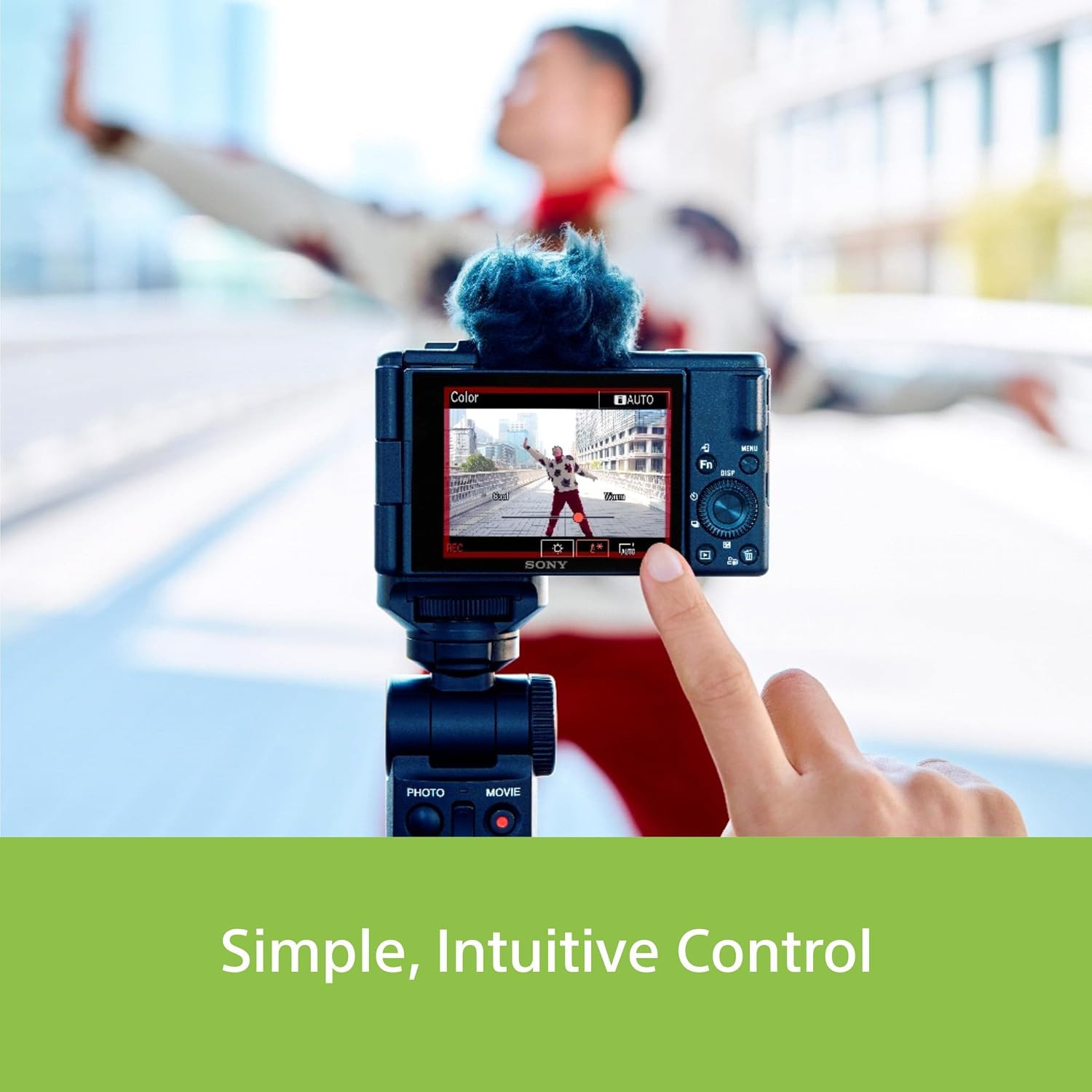 Sony Digital Camera ZV-1M2 for Content Creators with 18-50mm Wide-Angle Zoom Lens | Compact Camera with Strong Image Stabilisation | Accurate Autofocus | Cinematic Vlog Setting - Black